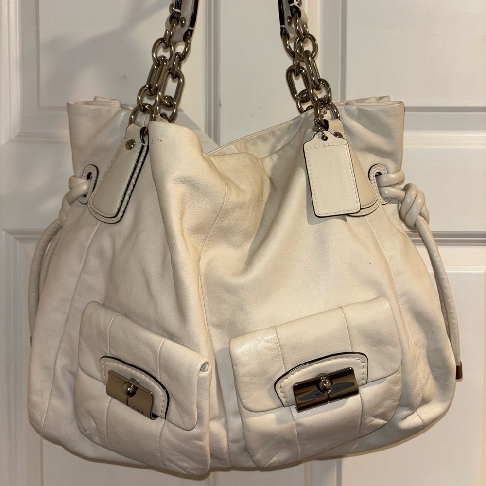 Authentic Coach Kristin Leather Tote Shoulder Bag